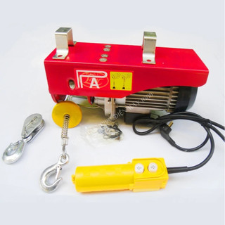 Tời điện 220v, máy tời treo pa500 - 600 - 800 cáp dài 12 mét