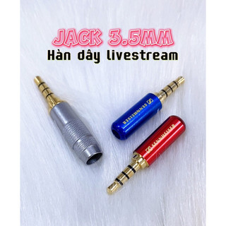 (VIDEO) Jack 3.5mm 4 nấc/ khấc (3 gạch đen) hàn dây livestream - Phụ kiện âm thanh
