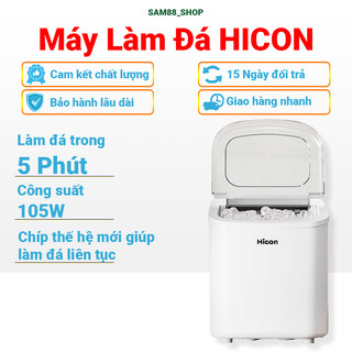 Máy Làm Đá Siêu Tốc Mini Gia Đình 105W - Tủ Làm Đá Nhanh Xiaomi Hicon Chỉ Với 6 Phút 95W