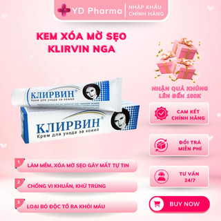 Kem hỗ trợ liền sẹo, mờ vết thâm, rạn da Klirvin 25g | YD Pharma