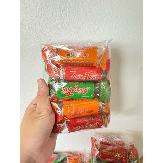 1 thùng ống Bánh quy đồng tiền 12 bịch (120 gói)