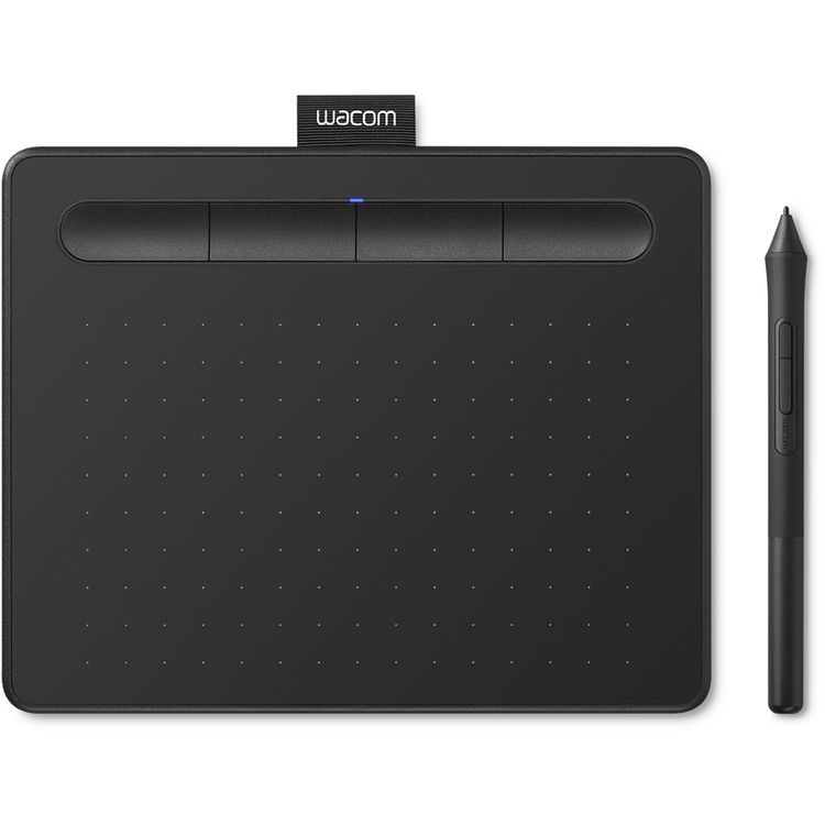 Bảng vẽ cảm ứng Wacom Intuos S CTL4100 Small CTL-4100 CTL -4100(K0) (Black) Hàng chính hãng