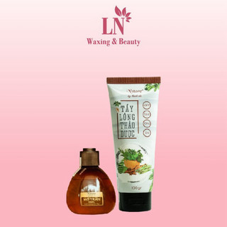  Combo Tẩy Lông  Mỡ Trăn Nstore By Thanh Nhi kèm Kem Tẩy Lông Thảo Dược 