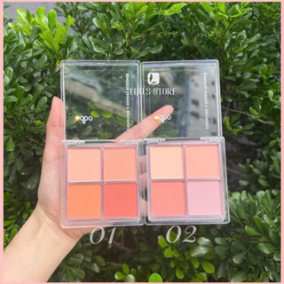 Bảng má hồng Odbo 4 ô