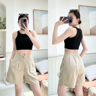 [ROSACA] Quần Đùi Nữ Linen Lưng Thun Kiểu Dáng Đẹp - Quần Short Nữ Linen Có Nhiều Màu, Giá Xưởng