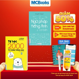 Sách - Combo Tự học ngữ pháp tiếng Anh cơ bản và Tự học 2000 từ vựng tiếng Anh theo chủ đề - Khổ nhỏ cầm tay