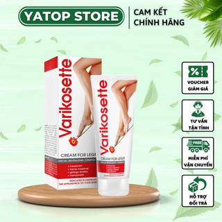 Kem Giãn Tĩnh Mạch Varikosette-suy giãn tĩnh mạch, giúp giảm đau mỏi, mất thẩm mỹ do suy giãn tĩnh mạch