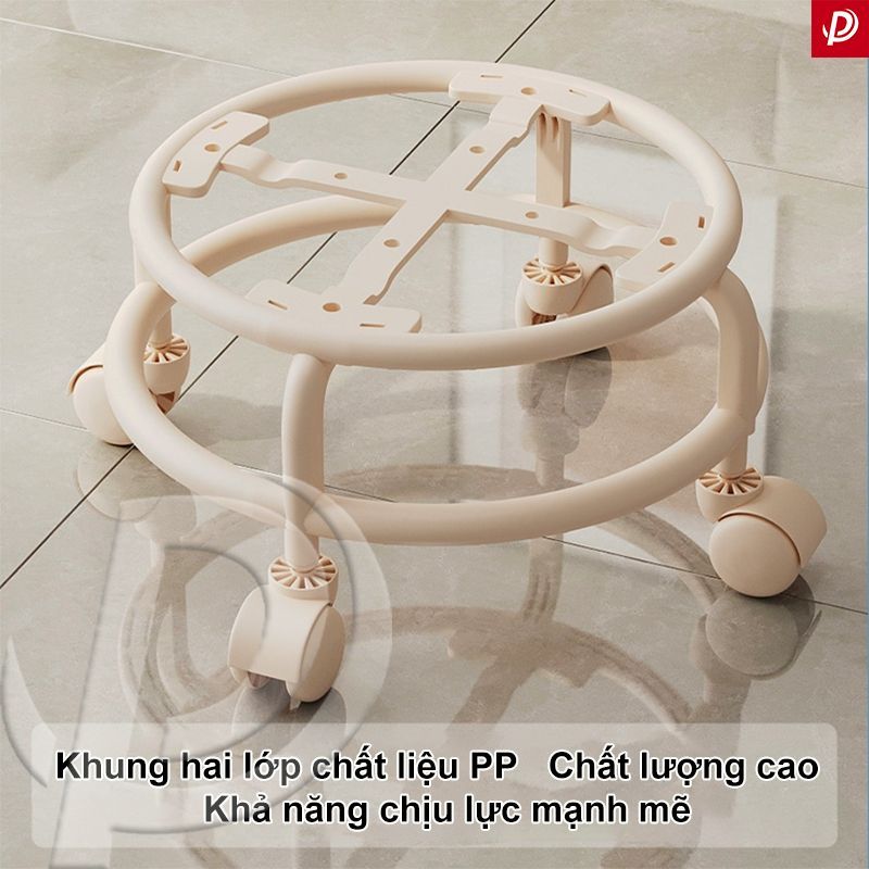 Ghế Tròn Xoay Bệt Có Bánh Xe Đa Năng Xoay 360 Độ Đệm Ghế Da Pu Êm Ái Bền Bỉ Chống Nước Bám Bẩn Tựa Lưng Trong Suốt Em | BigBuy360 - bigbuy360.vn