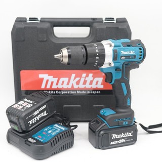 Máy khoan dùng pin Makita 20V Động Cơ Không Chổi Than Đầu kẹp 13ly Hàng cao cấp