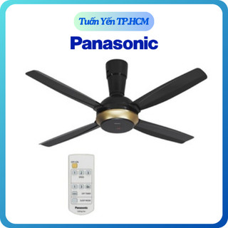 Quạt trần 4 cánh Panasonic F- 56XPG màu Trắng - Đen _ Hàng chính hãng - Tuấn Yến