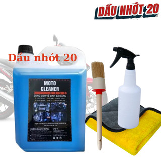 Nước Tẩy Rửa Đa Năng Siêu Sạch Moto Cleaner Chuyên Tẩy Dầu Nhớt kèm 2 cọ hoặc bình