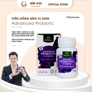   Hỏa tốc  Viên uống men vi sinh 14 chủng Lifestream Advanced Probiotic 30 viên 