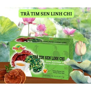 Trà tim sen linh chi - thương hiệu hùng phát