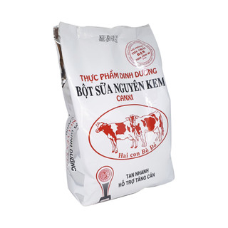 1kg Sữa Bột Nguyên Kem Hai Con Bò Đỏ