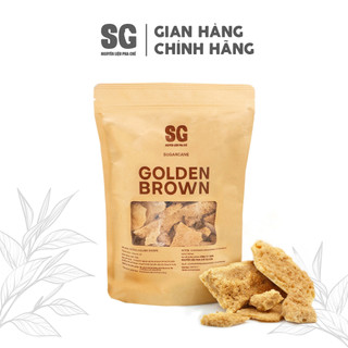 Túi 500g Đường Đá Golden Brown Kẹo Đường Dalgona | Giòn Xốp Hot Topping | Nguyên Liệu Pha Chế SG