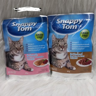 Pate Snappy Tom 85g, Pate cho mèo Snappy Tom