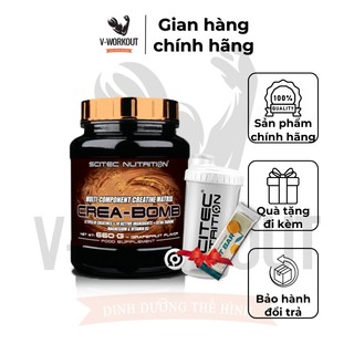 Creatine đa chất | crea bomb 660g passion fruit flavour | tăng cơ tăng sức mạnh sức bền 660g | scitec nutrition