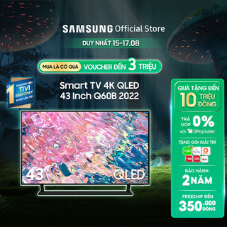 Smart TV Samsung 43 Inch 4K QLED QA43Q60BAKXXV 2022 - Miễn phí lắp đặt
