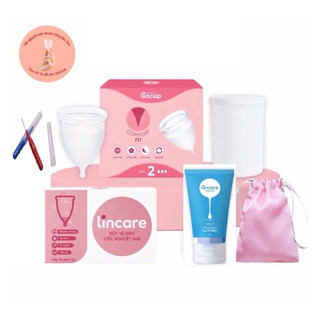 (COMBO SIÊU TIẾT KIỆM) Bộ Cốc nguyệt san Lincup đủ size, nhập khẩu chính hãng từ của Mỹ