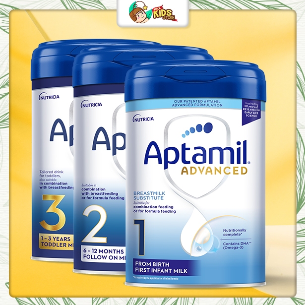 MILKSTORE Sữa bột Aptamil Advanced đủ số 1,2,3 800g Anh