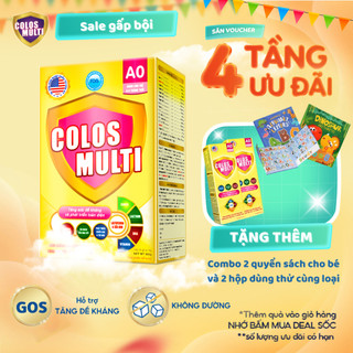 Sữa non Colosmulti A0 hỗ trợ tăng cường sức đề kháng giúp tăng cân (hộp 25 gói x 14g)