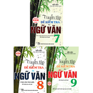 Sách - Combo Tuyển Tập Đề Kiểm Tra Môn Ngữ Văn Bồi Dưỡng Học Sinh Giỏi Lớp 7, 8, 9 (Dùng Chung Cho Các Bộ SGK Hiện Hành)