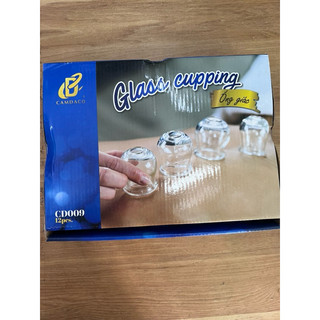 Bộ giác hơi dùng lửa thủy tinh 12 cốc