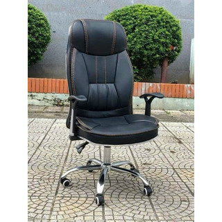 Ghế Xoay Văn Phòng Da Si VP-640 Ghế Làm Việc Tại Nhà, Ngã Lưng 145 Độ, Có Nâng Hạ Cao Thấp, Lưng Cao
