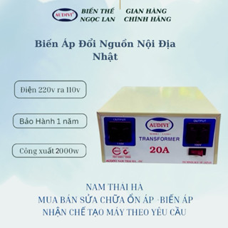 Chuyển Điện 220v Ra 110v , 100v Sử dụng nồi cơm cao tần biến áp, biến thế 20a chuyên dùng sử dụng đồ Nhật