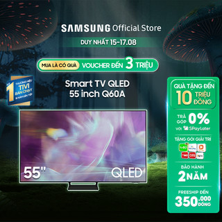 Smart Tivi Samsung 55 Inch QLED 4K QA55Q60AAKXXV - Miễn phí lắp đặt
