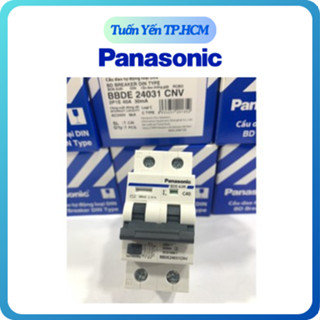  CB CHỐNG GIẬT RCBO PANASONIC 2P - 16A 20A 25A 32A 40A 50A 63A  30mA 