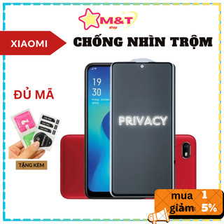 Cường lực Chống Nhìn Trộm Xiaomi Redmi 13c 12 12c 10 10c 9 9A 9C 9T Note 13 12 12s 11 11s 10 10s 9 8 Pro K20 K30 K40 X3