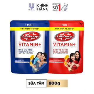 Sữa tắm Lifebuoy Bảo vệ khỏi vi khuẩn 800gr  Túi  