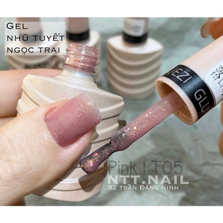 Sơn gel nhũ thạch hologram, sơn gel nhũ vụn 7 màu siêu hot 15ml
