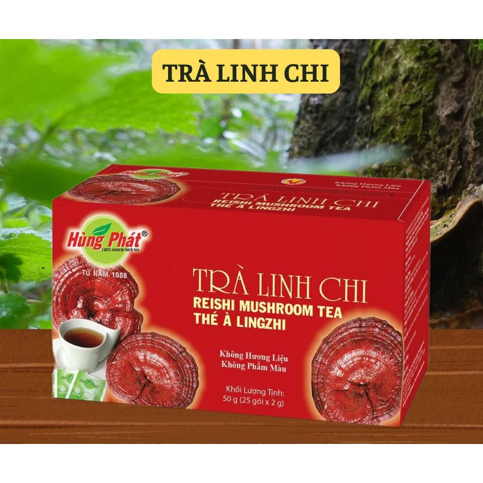 TRÀ LINH CHI (25Gói x 2G) - THƯƠNG HIỆU HÙNG PHÁT