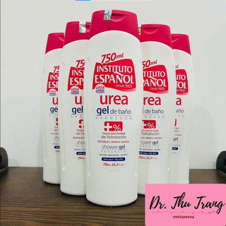 [Chính Hãng] Gel tắm dưỡng ẩm, làm mềm,  giảm ngứa INSTITUTO ESPANOL UREA 10% 750ml