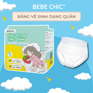 Băng Vệ Sinh Dạng Quần BEBECHIC Khô Thoáng Chống Tràn (Size Từ 30-90kg)