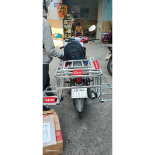 BAGA CÓ 2 CÁNH BÊN- GIÁ ĐÈO HÀNG ĐA NĂNG VUÔNG CHO NHIỀU LOẠI XE ( MỞ NẮP ĐỔ XĂNG )