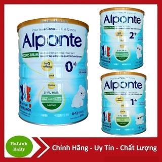 Sữa alponte colostrum 0+,1+,2+ 800g