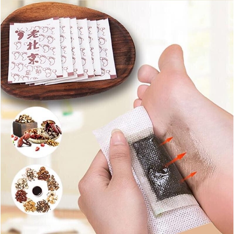 50 Miếng Dán Ngải Cứu Thải Độc Chân Giúp Ngủ Ngon, Giảm Nhức Mỏi & Tê Chân ALYUP