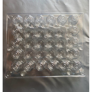 Set 10 Khay / vỉ nhựa trứng cút 30 trứng có nút bấm