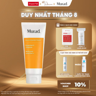 Sữa rửa mặt vitamin c giúp làm sáng, làm khỏe và phục hồi độ ẩm murad essential-c cleanser