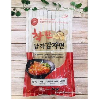 Miến dẹt hàn quốc sợi to , miến dẹt khoai tây dai dai, miến nhúng lẩu hadilao - eatclean - chuẩn hàn
