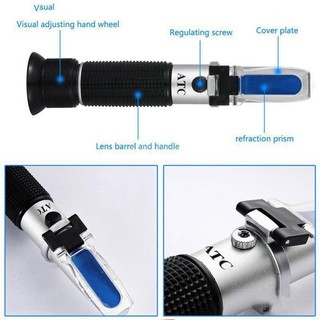 Bộ khúc xạ kế đo độ ngọt 0-32 % brix kèm phụ kiện ❤️freeship❤️