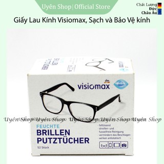 Giấy Lau Kính, Mặt Điện Thoại, Ipad, Máy Tính Visiomax HÀNG DỨC làm sạch và bảo vệ kính, 52 miếng