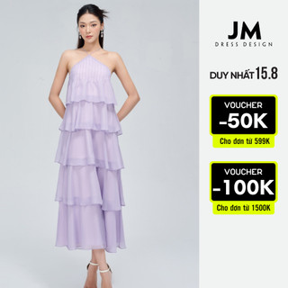 Đầm cổ yếm xoè tầng JM Dress Design 1S11.2202OG