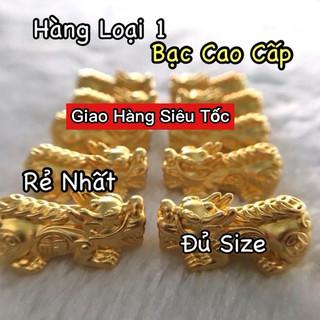Charm Tỳ Hưu Bạc Các size 8mm 10mm 12mm