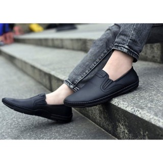Giày Lười Da Nam Đế Khâu Da Thật Mã SL01