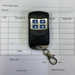 Điều khiển remote cửa cuốn học mã cố định sóng 433mhz bh12t
