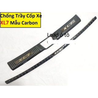 Chống Trầy Cốp Xe Suzuki XL7 2024-2020 Trong, Ngoài Vân Carbon Cao Cấp